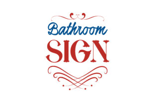 Bathroom Sign: A Designer’s Real-World Embroidery Review