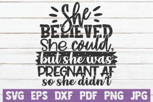 Reviewing the Funny Pregnancy Quote Cut File